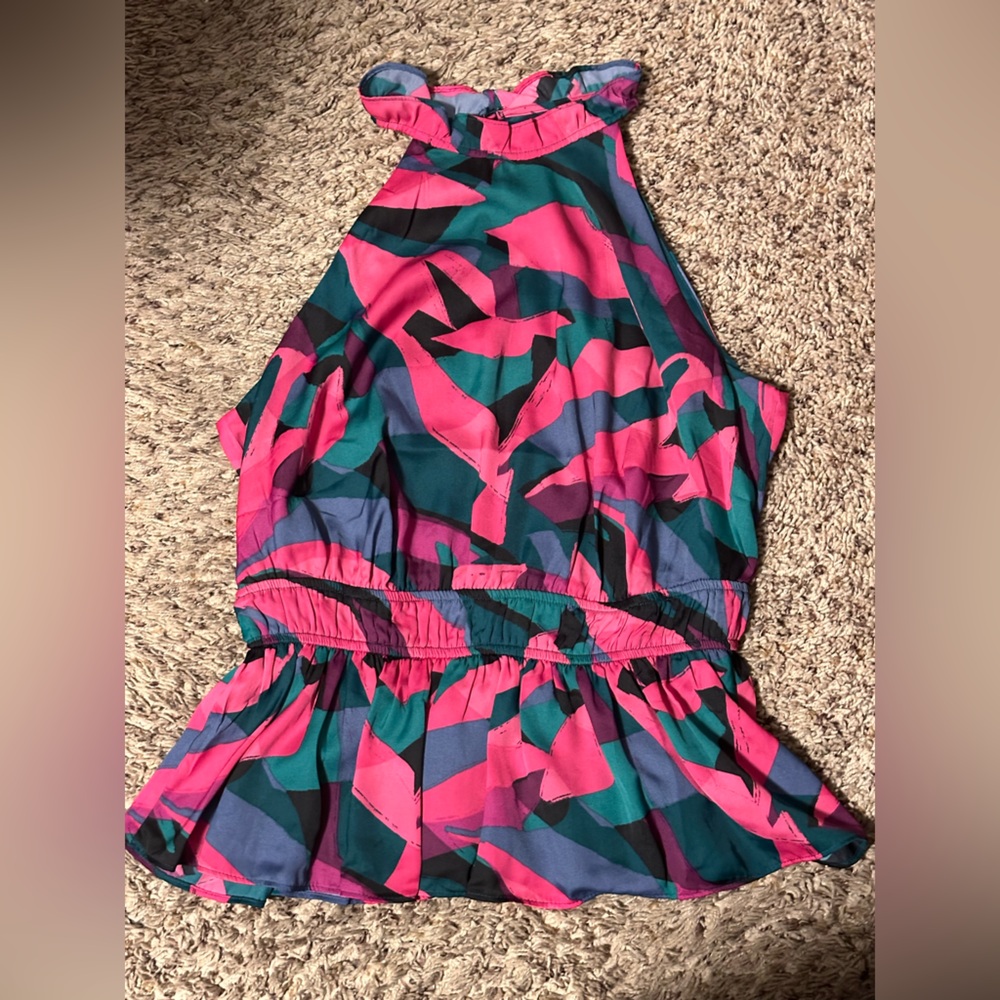 Round neck blouse